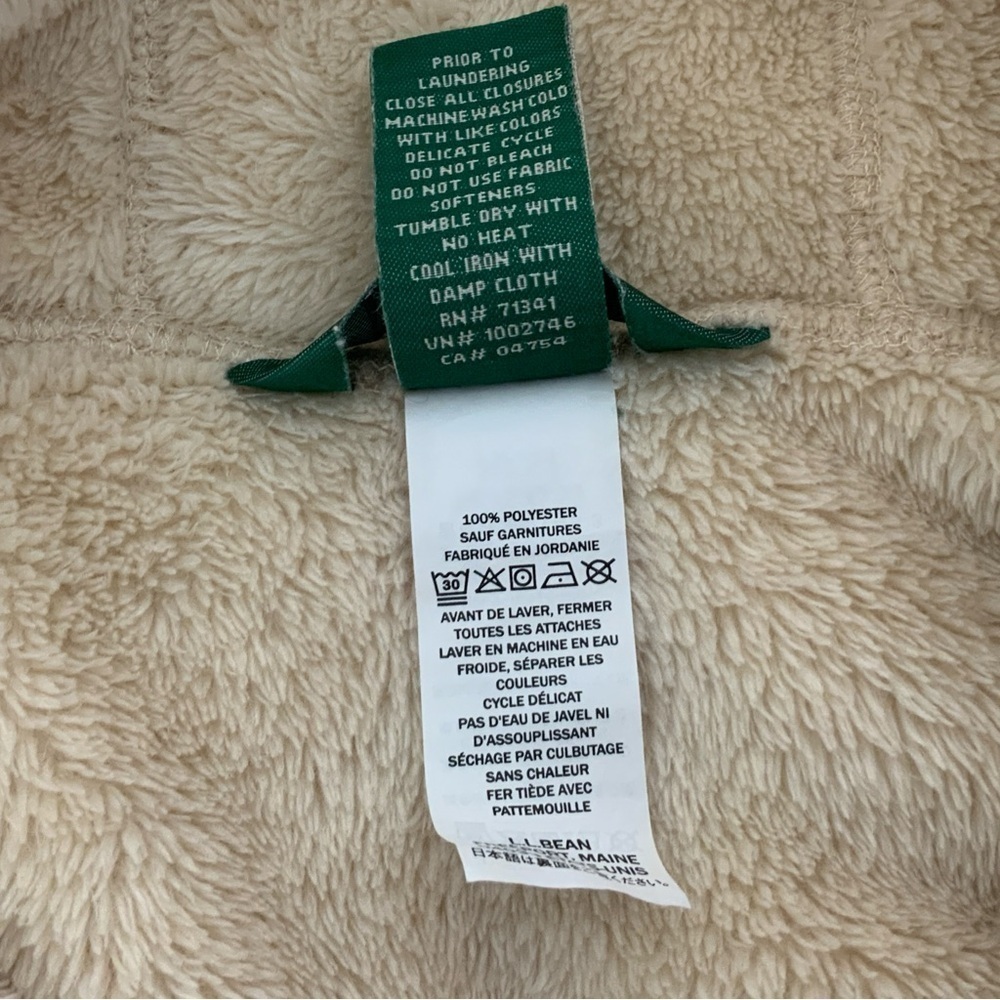 Kids' L.L.Bean Hi-Pile Fleece 14/16 - Picture 4 of 4